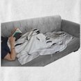 thumbnail image 6 of Dragonfly Soft Flannel Fleece Throw Blanket, Wheat Field Autumn Agriculture Background Nature Harvest Bush Herbs Theme Art, Cozy Plush for Indoor and Outdoor Use, 50" x 70", Black White, by Ambesonne, 6 of 6