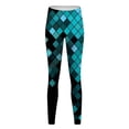 thumbnail image 3 of Gibobby Pantalones de mezclilla Pantalones de cintura alta estampados para mujer Leggings Medias Compresión Yoga Fitness Leggings de cintura alta(Azul， L), 3 of 4
