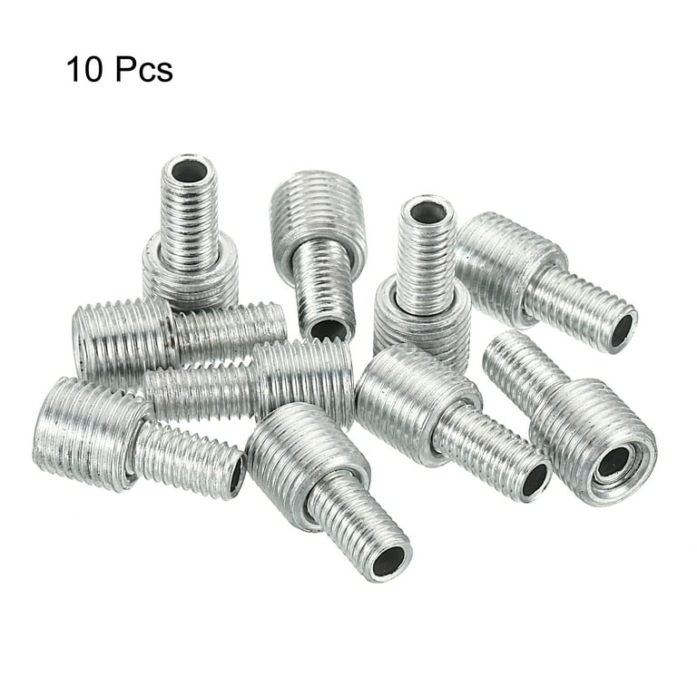 Uxcell M10 to M6 20mm Long Double Male Threaded Reducer Bolt Screw 