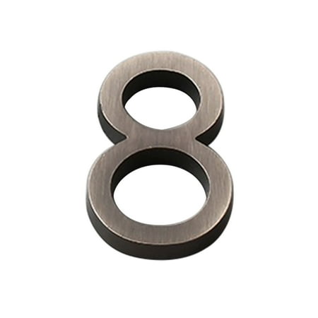 

Plate Digit Plated Solid ABS Electroplating Door Plaque Number