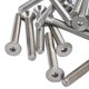 thumbnail image 4 of 30 tornillos de cabeza Allen M10 de 10 mm JAAS pernos hexagonales avellanados Acero inoxidable A2 M10x80, 4 of 5