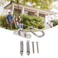 thumbnail image 4 of Ceiling Mount Hardware, Strong Load Bearing Hammock Hanging Kit Thickened Base  For Gardens For Sandbag, 4 of 8