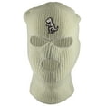 thumbnail image 1 of Gravity Threads T-Rex Skeleton 3-Hole Ski Mask - White, 1 of 2
