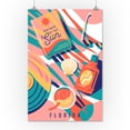 thumbnail image 2 of Florida, Beach Bliss Collection, Beach Towel (16x24 Giclee Gallery Art Print, Vivid Textured Wall Decor), 2 of 3