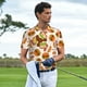 thumbnail image 3 of Fotbe Burger Camiseta Polo de Golf para Hombre con Estampado – Camisa Deportiva Transpirable con Cuello Abotonado-Large, 3 of 6