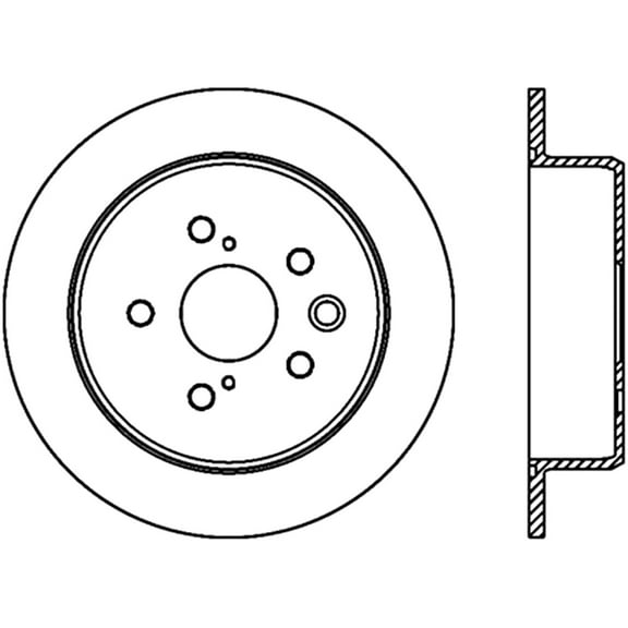 Centric 128.44142R Disc Brake Rotor Fits select: 2006-2015 LEXUS IS