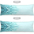 thumbnail image 3 of Mandala Body Pillow Cover Retro Floral Mandala Compass Medallion Bohemian Long Pillow Case Protector with Zipper Decorative Cushion Large Pillowcases for Bedroom,Sofa,Couch,Home Gifts 20"x54",Boho, 3 of 6