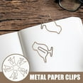 thumbnail image 4 of Miangastore Paper Clips Metal Creative Bird Shape 20Pcs 1.2X1.1X0.04In, 4 of 8
