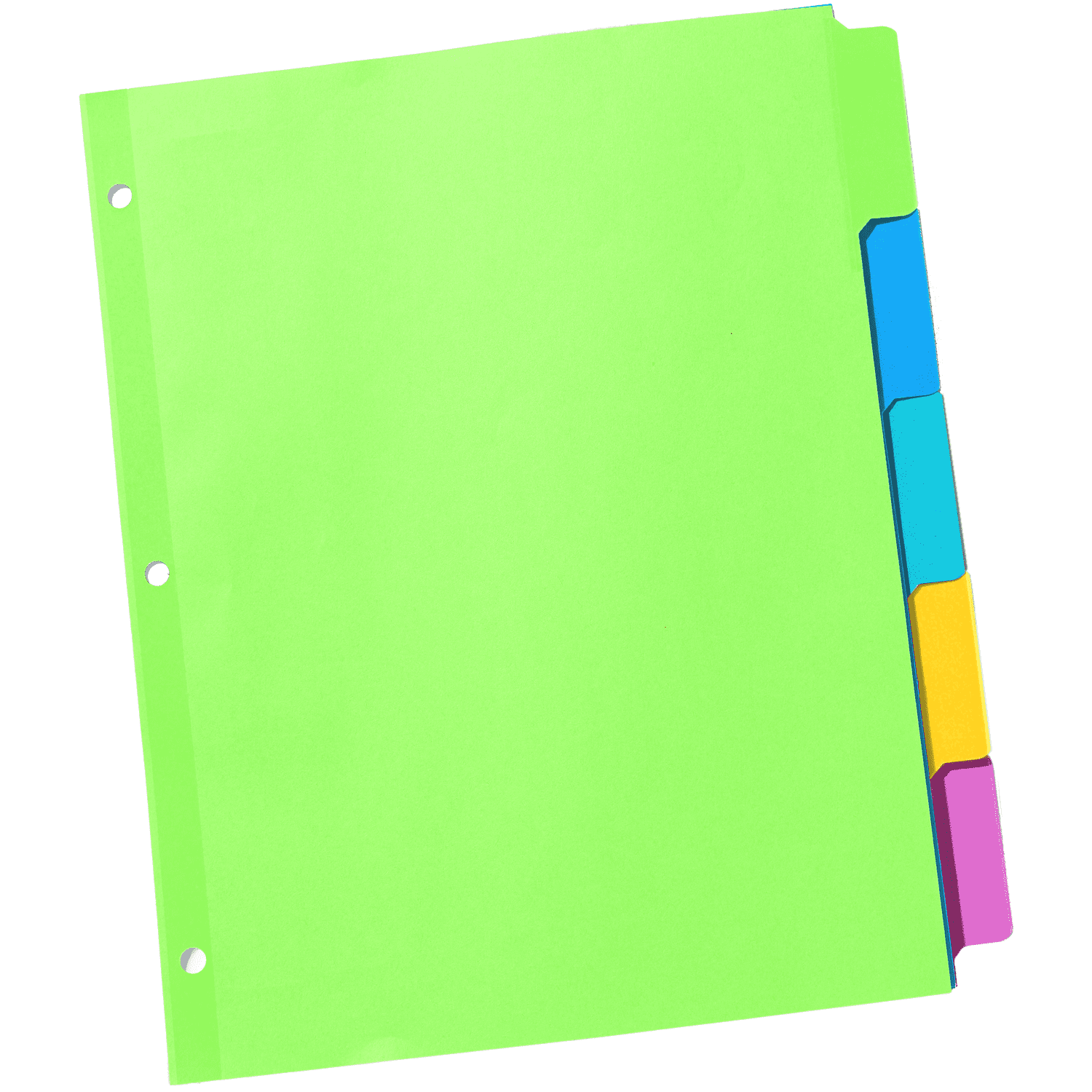 Avery Write & Erase Divider, 5-Tab, Paper, Multicolor Body, Multicolor Big Tabs, Handwrite, 1 Set