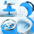 thumbnail image 4 of Snow Cone Maker Shaved Ice Machine Manual Hand Crank Operated Ice Crusher Fruit Smoothie Machine Mini Household Ice Shaver, 4 of 6
