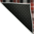 thumbnail image 5 of Addison Rugs Chantille Indoor/Outdoor Transitional Holiday Plaid Black Machine Washable Runner Rug, 2'3" x 7'6", 5 of 7