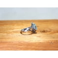 thumbnail image 2 of Heaven Crafts Marquise Shape Natural Larimar Ring 925 Sterling Silver Handcrafted Statement Jewelry Perfect Gift For Her, 2 of 5