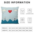 thumbnail image 5 of JEUXUS  Valentines Day Pillow Cover ,Polka Dots Heart Love Decorations Holiday Farmhouse Decorative Pillow Case Decor for Sofa Couch, 5 of 5