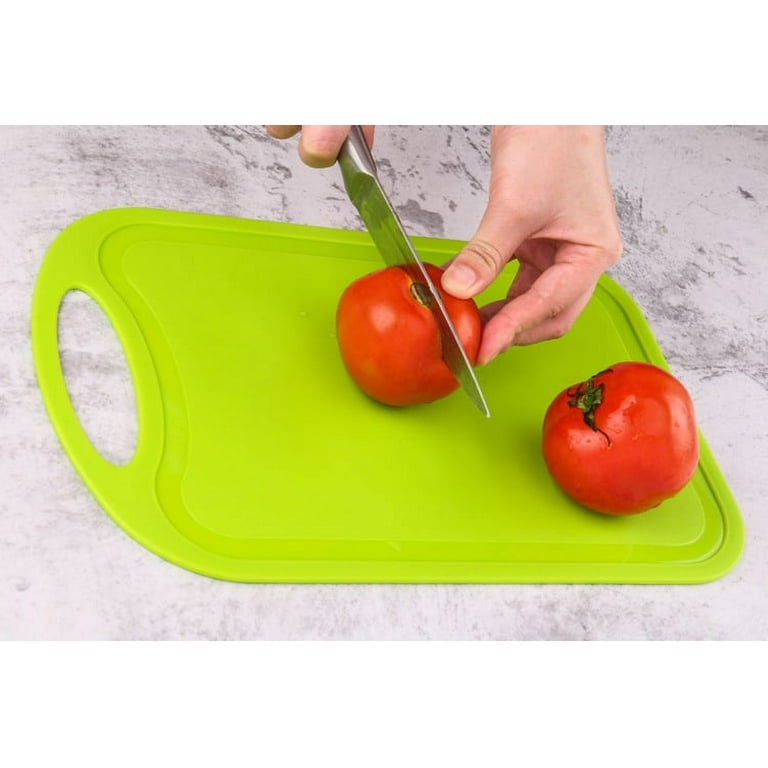 Smirly Plastic Cutting Board Set - Plastic Cutting Boards for Kitchen Dishwasher Safe, Chopping Board Set, Extra Large Cutting Board Plastic, Small