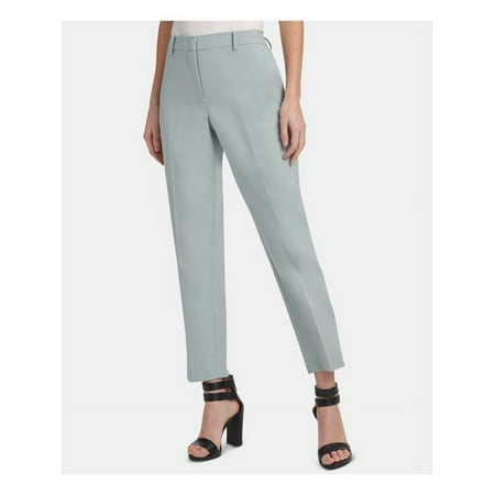 Anne Klein Women's Duke Twill Dress Pants Green Size 0