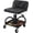 Black 1, variant on QinaQin Rolling Shop Stool Locking Swivel Wheels,Height Adjustable with Soft Cushion & Tool Tray, Mechanic Seat for Garage, Auto Repair,Black 1