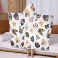 thumbnail image 5 of Cartoon Dog Hooded Bath Towel，60"x35" for Ages 3 To 12 Kids, Quick Dry Lightweight Soft Microfiber Hood Beach Towel Cover Up for Kids, 5 of 7