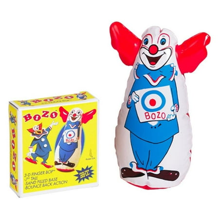 Bozo The Clown Inflatable 7 Finger Bop Punching Bag Bozo The Clown Inflatable 7 Finger Bop Punching Bag