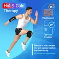 thumbnail image 5 of Everlasting Ice RX Reusable Knee Ice Wrap, Hot and Cold Compression Sleeve for Pain Relief, Small, 5 of 6