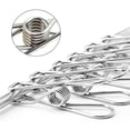 thumbnail image 3 of Stainless Steel Sock Dryer For Clothes Rack With 36 Clothespins, Windproof Rectangular Small Clothes Dryer With Pegs Clips For Socks Hanger Underwear, 3 of 5