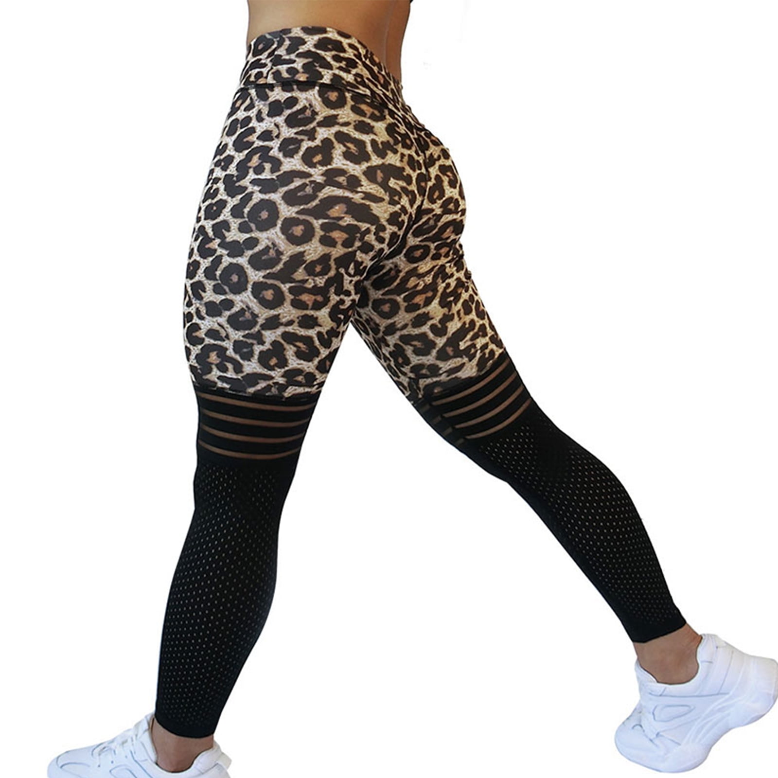 leopard gym tights