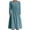 Light Blue, variant on cfhntfmh Women's Casual Dresses Lounge Crewneck Long Sleeve Solid Color Dress Fall Loose Pleated Midi Dress with Pockets
