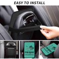 thumbnail image 6 of Bingfone Car Four-Season Universal Armrest Box Mat,Car Armrest Seat Cover Soft Leather Waterproof Armrest Cover Center Console Mat-Vacation, 6 of 7