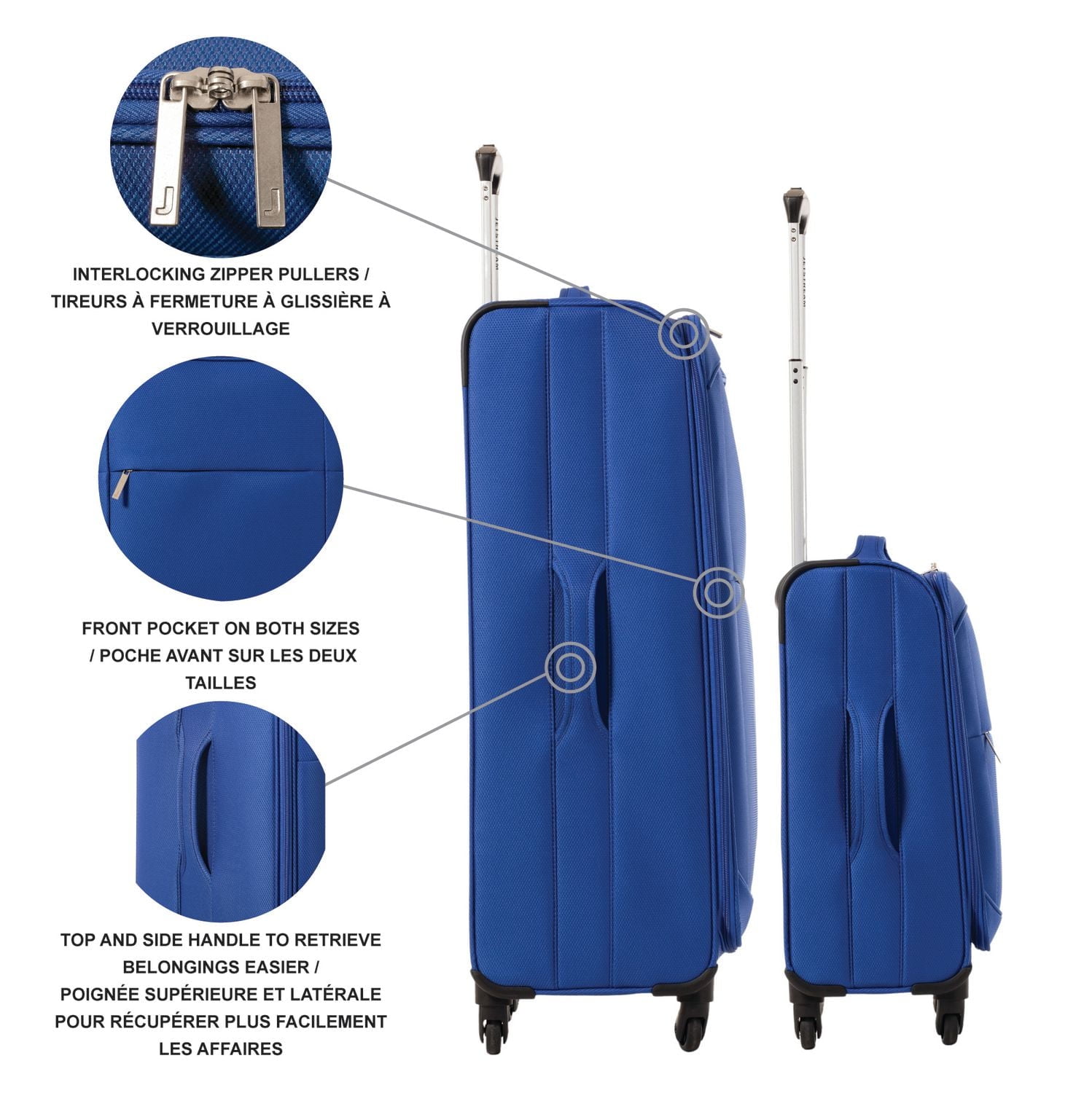 Ensemble de 2 valises souples JetStream®
