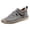 Grey, variant on Women's Mens Casual Leather Handmade Shoes Fashion Sneakers Non Slip Ankle Loafers Outdoor Walking Sneakers Fashion Handmade Casual Driving Shoes