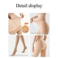 thumbnail image 5 of ValueVibe Tights for Women Control Top Opaque Pantyhose 100D High Stretch Thermal Stockings Winter Nylon Leggings 2 Pack, 1Nude,1 Black, 5 of 7