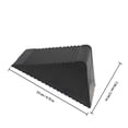 thumbnail image 2 of HONITANO Cale de Roue de Voiture Compacte Bouchon de Pneu en Caoutchouc Noir avec Structure Triangulaire Stable, 2 of 8