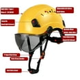 thumbnail image 3 of Construction Safety Helmet With Goggles For Engineer Visor Ce En397 Abs Hard Hat Vents Industrial Work Cap Head Protection, 3 of 5
