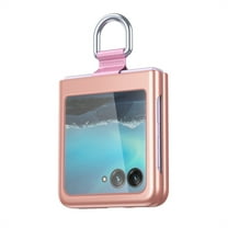 TECH CIRCLE for Motorola Razr 40 Ultra Case with Ring, Lightweight Ultra Thin Matte PC Protective Cover Slim Shockproof Anti-Drop Phone Case for Motorola Razr 40 Ultra, Rosegold