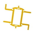 thumbnail image 1 of Soporte para manguera de jardín, soporte de almacenamiento, cables de extensión, cable portátil para exteriores, para el césped del hogar. Amarillo, 1 of 9
