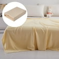 thumbnail image 2 of Cooling Cotton Waffle King Size Blanket - Lightweight Breathable Summer Blanket of Rayon Derived from Bamboo for Hot Sleepers, Luxury Throws for Bed, Couch and Sofa, 2 of 5