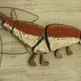 thumbnail image 3 of Saltoro Sherpi Rectangular Wooden Frame Lobster Wall Decor, Brown and Red, 3 of 5