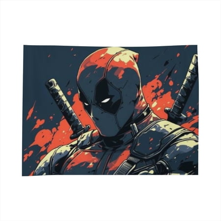 

Deadpool Anime Tablecloth Party Dining Kitchen Decor Square Tablecloth 54 X 72
