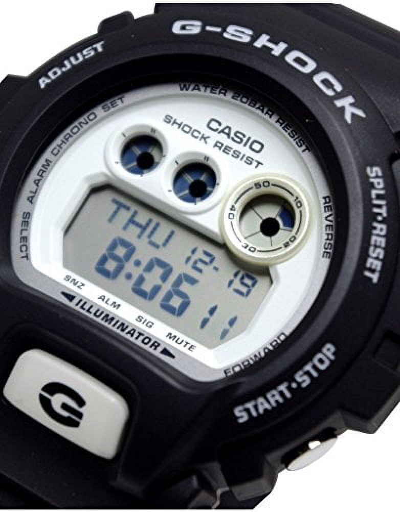 GDX6900-7 Men's G-Shock White Digital Dial Black Resin Strap