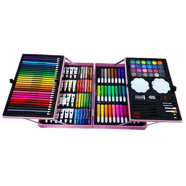 Juego de Pintura de 200 Piezas Juego de Pinceles de E Inspiración Artística, Ampliamente SM SunniMix Traje de dibujo