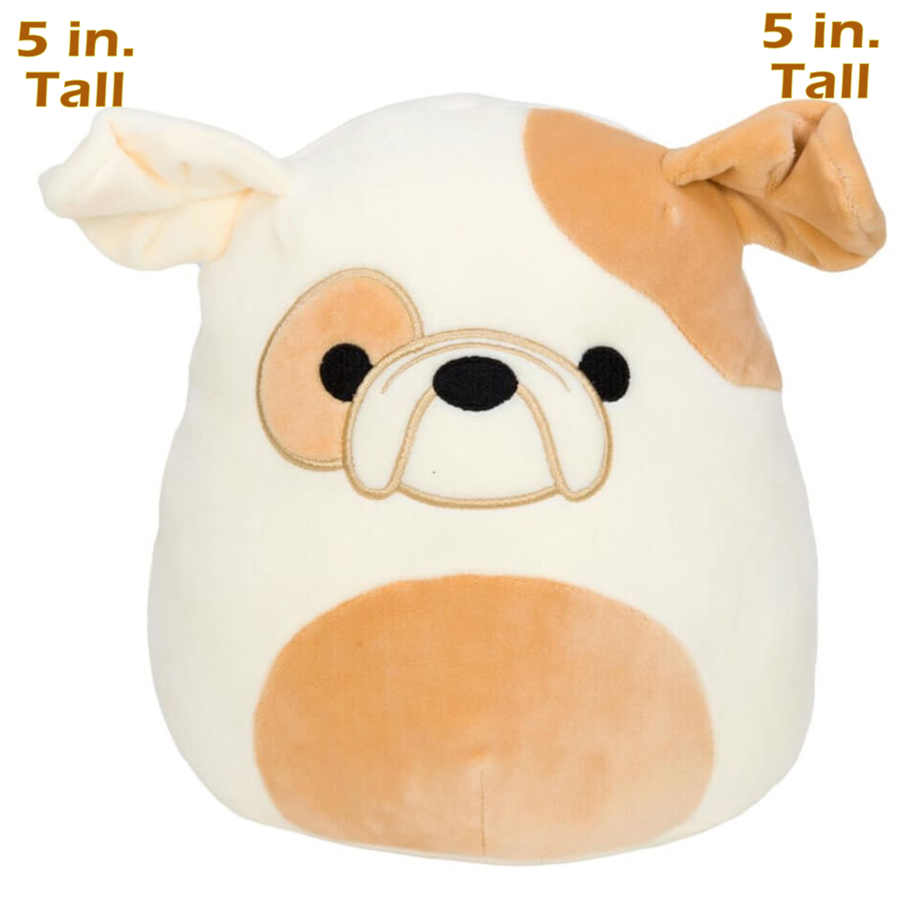 Squishmallows Brock the Bulldog 8 inch Plush Toy for sale online