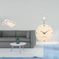 thumbnail image 2 of Bandeja de almacenamiento,Bandeja rectangular para servir frutas y postres de cocina,Reloj de pared,Reloj de pared decorativo para sala de estar,silencioso,Reloj de pared de madera con, 2 of 8