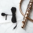 thumbnail image 1 of unbranded Microfono Clip-on Para Saxofon Con Cable Largo Negro Para Grabacion De Instrumentos De, 1 of 8
