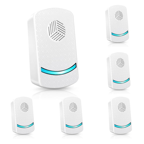 AOKKR Repelente ultrasónico de Control de plagas Mejorado, 6 Paquetes de Control de plagas, Enchufe en Interiores para Mouse, Mosquitos,cucarachas, Ratones