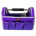 thumbnail image 2 of RAVEN 12.5" Purple Tool Carry-All  Premium Canvas with Multi-Pockets  Metal Handle & Rubber Feet  12.5" x 9.5" x 8"  Best for Tools, Crafts & Supplies, 2 of 8