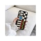 thumbnail image 5 of Autumn/winter Ins Style Plush Embroidery Geometric Pattern Phone Case Compatible With Iphone 14 Pro Max, Iphone 13, Iphone 12 Pro/12, Iphone X/xs/xr/1, 5 of 5