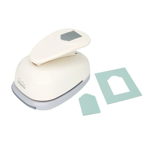 Bira Craft 3 inch Price Tag Lever Action Craft Punch for Paper Crafting, Scrapbooking