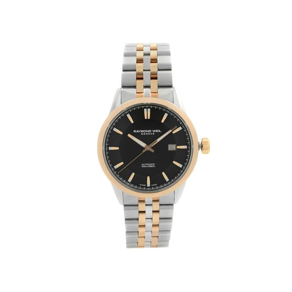 Raymond Weil Freelancer Steel Black Dial Automatic Mens Watch 2731-SP5-20001