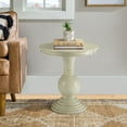 thumbnail image 6 of Coffee Tables, Antique White Accent Table with Pedestal Base, Antique White Wooden Coffee Tables,Wood Coffee Tables With Storage, Furniture Primary Living Space Tables Antique White Accent Table with, 6 of 6