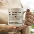 thumbnail image 3 of Funny Coffee Mugs for Coworkers,Boss Mug,Difference Maker Coffee Mugs 11 Ounce,Funny Boss Coffee Mug Cups,Thank You Appreciation Gift For Teacher Boss Leader Coworker, 3 of 6