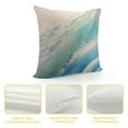 thumbnail image 4 of QZHH Beach Watercolor Blue Pillow Covers Sea Ocean Nature Scenery Decorative Throw Pillows Pillowcase Square Cushion Case for Couch Sofa Bed Bedroom Car Living Room, Blue, 4 of 5